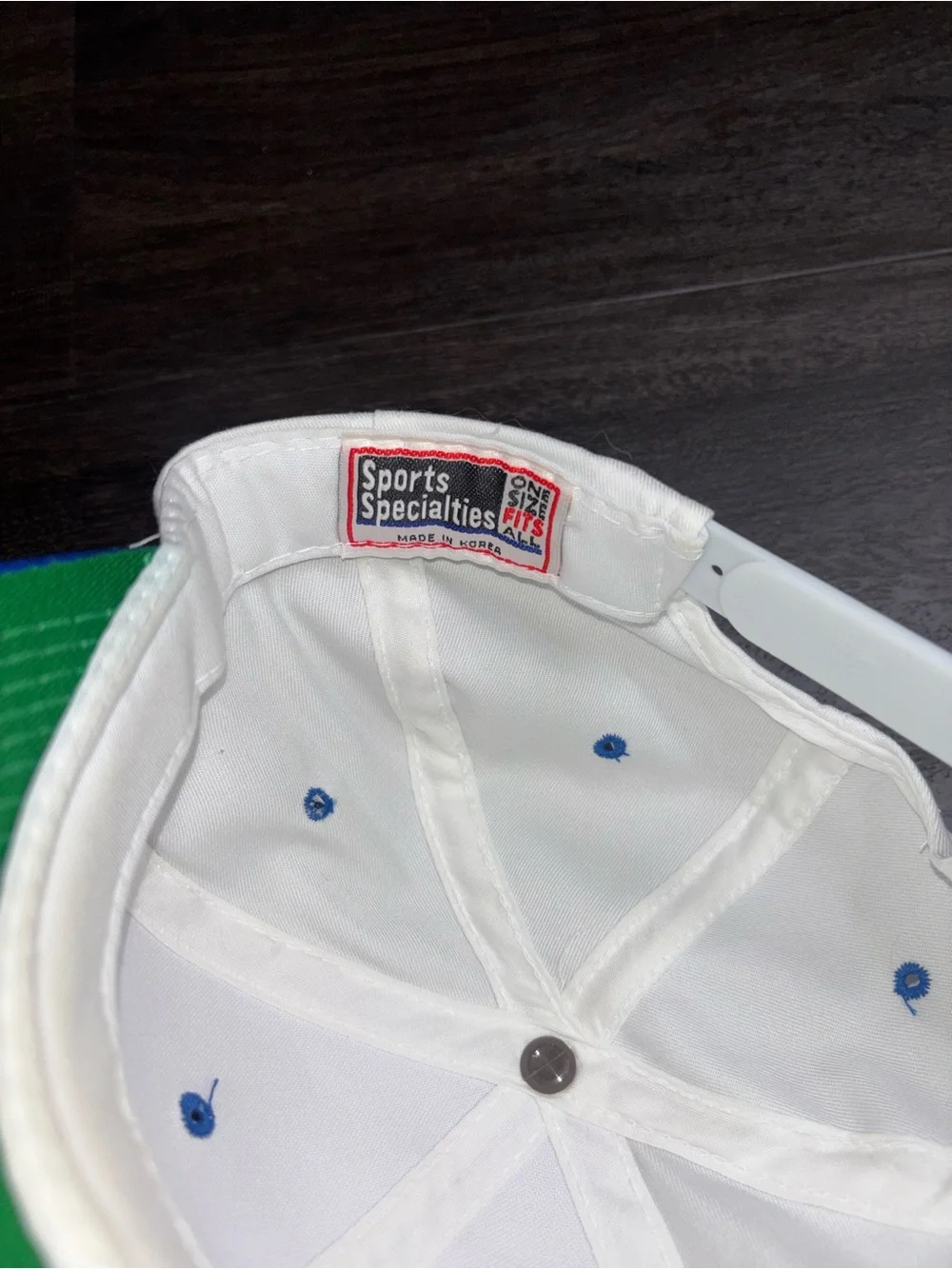 Vintage NBC Sports Hat Cap SnapBack Sports Specialties Script Peacock Korea